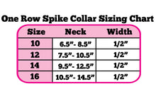 Load image into Gallery viewer, CRYSTAL &amp; BRIGHT PINK SPIKES DOG COLLARS
