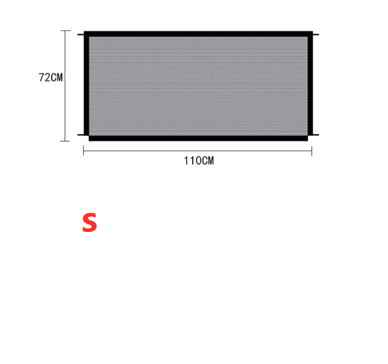 Black Foldable Pet Safety Gate