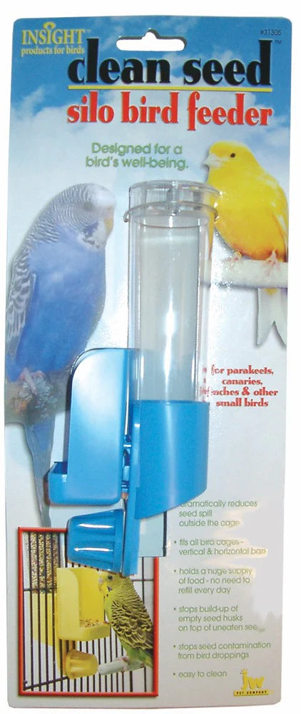 Clean Seed Silo Bird Feeder Small