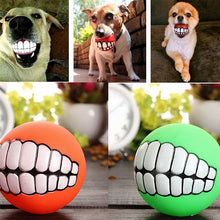 Load image into Gallery viewer, Smiley Dog Squeaky Toy
