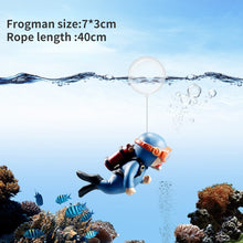 Load image into Gallery viewer, Resin Frogman Aquarium Ornament
