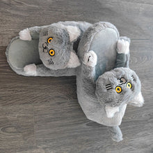 Load image into Gallery viewer, Cuddly Cat Slippers
